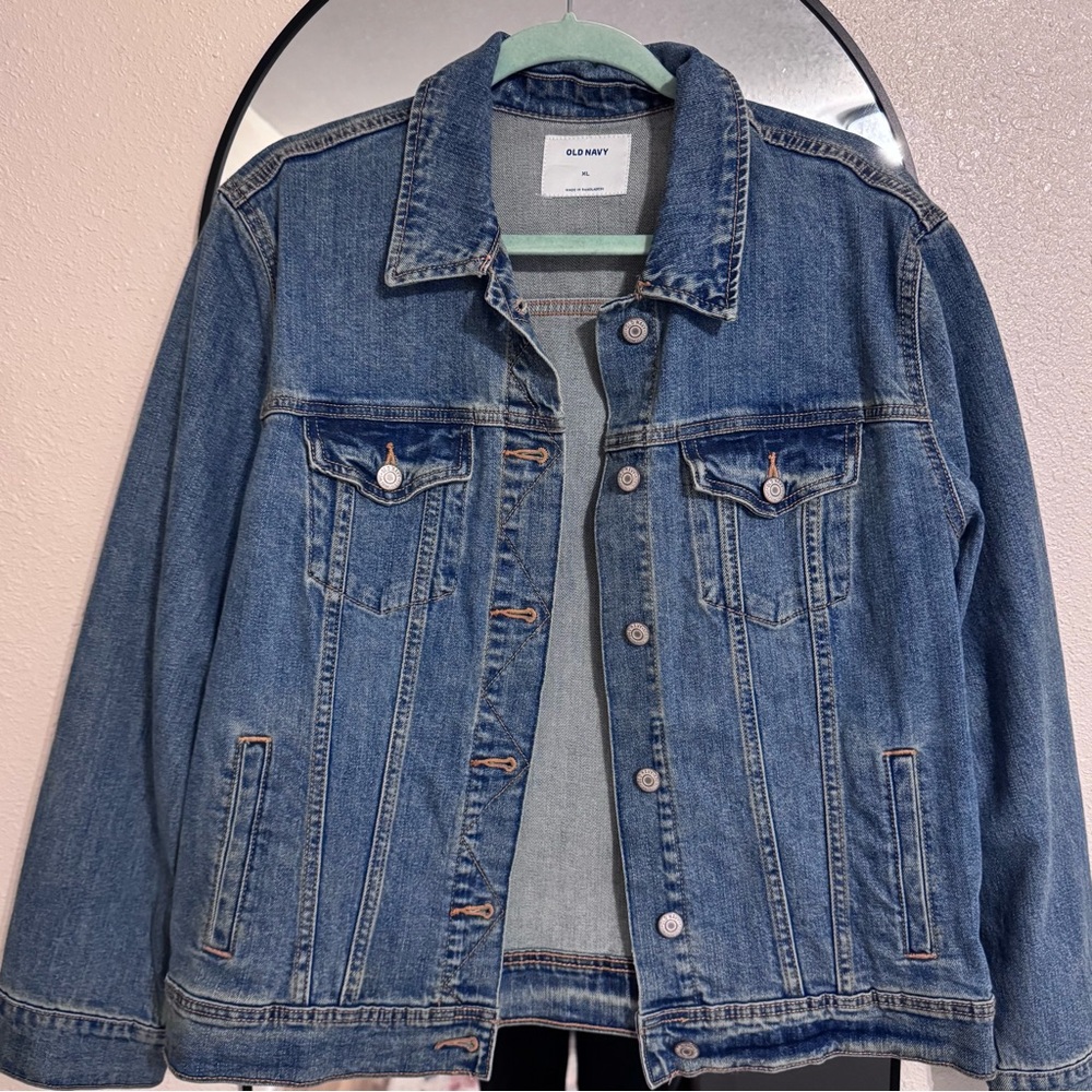 Old Navy Classic Blue Denim Jacket sz XL